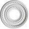 Ekena Millwork Cole PVC Ceiling Medallion (Canopies up to 4 1/4"), 10"OD x 3 1/2"ID x 3/4"P, Metallic Antique Brass CMP10COCAB - alternate 5